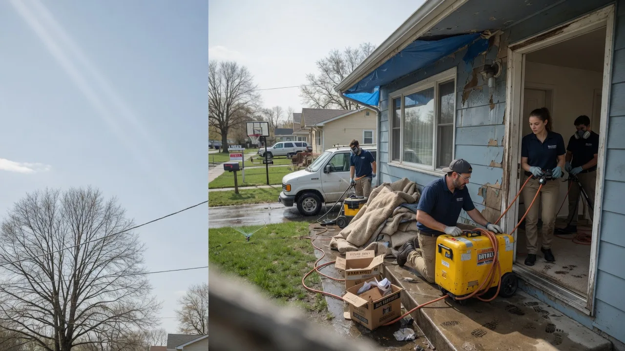 Basement Flood Cleanup in Hallwood, VA near me